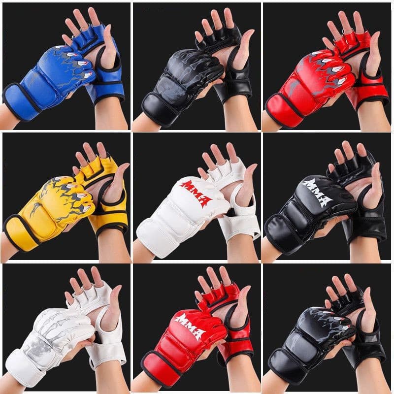 MMA Meio Dedo Adulto Boxe Treinamento Saco De Areia Luvas Unissex Crianças De Areia20250905
