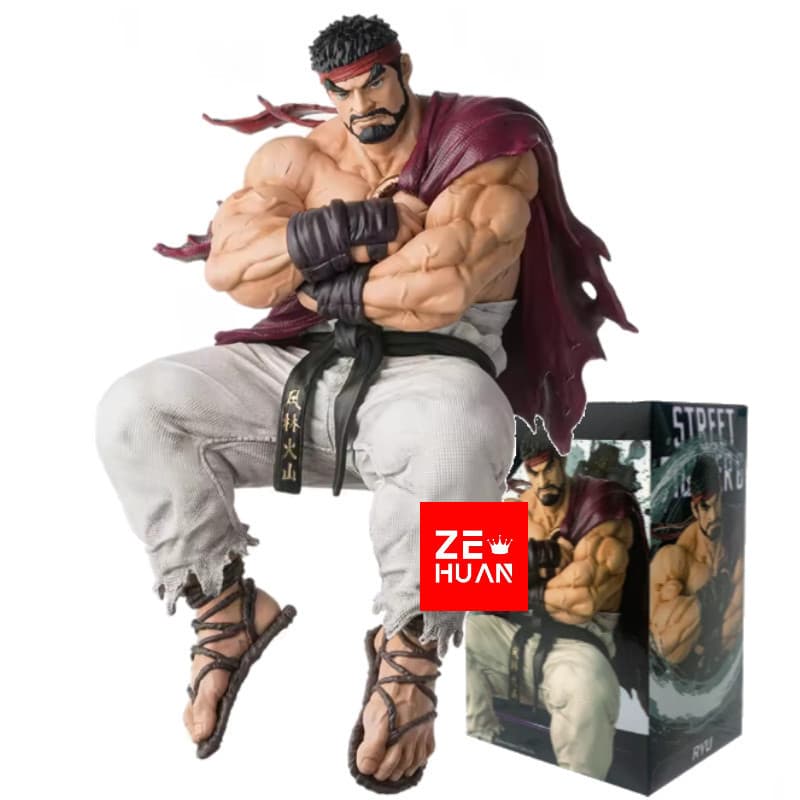 14 cm Anime Figura Street Fighter 6 PM Perching Figura Ryu Modelo action figure boneco brinquedo Presente