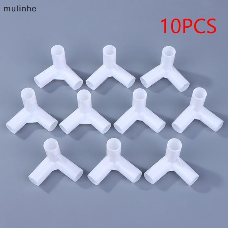 10 Pcs 12mm Conector De Tubo De Plástico Tee Encaixe De Cotovelo De Quatro Vias Para Barraca De Prateleira DIY
