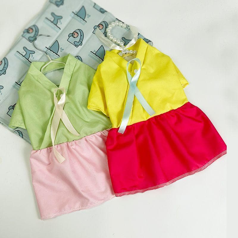 Versão coreana roupas para cães verão estilo fino protetor solar roupas legais Pet Bichon Teddy Pomeranian gato pequeno
