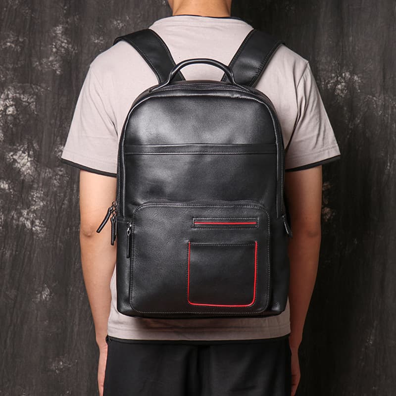 Exportação bolsa para Laptop primeira camada de couro mochila de viagem comércio exterior novo estilo moda única mochila