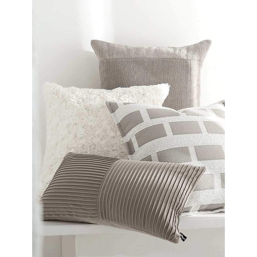 Bailand moderno simples cinza geométrico Jacquard travesseiro decorativo cabeceira sofá fronha travesseiro lombar