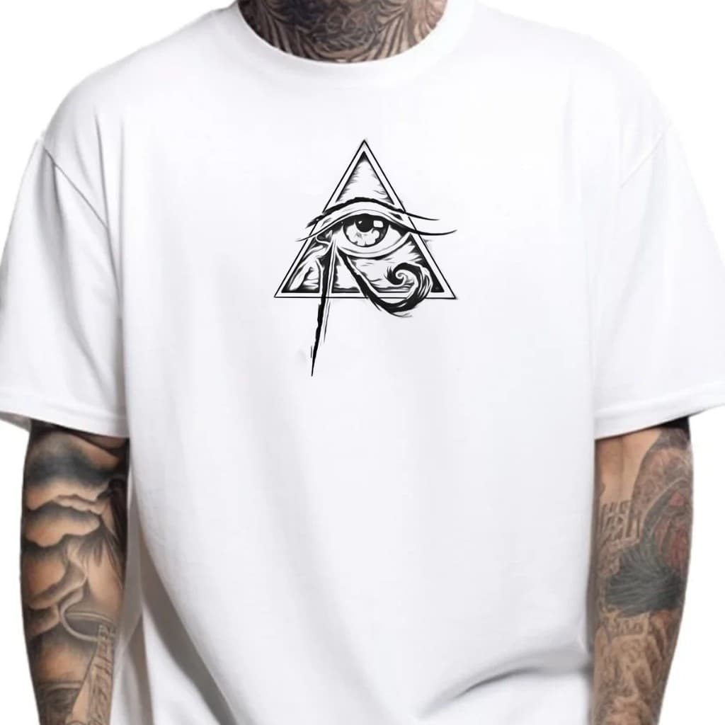 Camiseta Hórus Personalizada Camisa Unisex C/Elastano