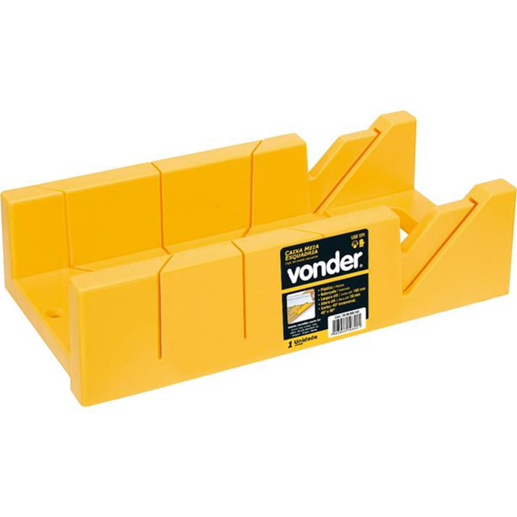 Caixa De Meia Esquadria Manual Plastica Vonder - 30 99 300 140