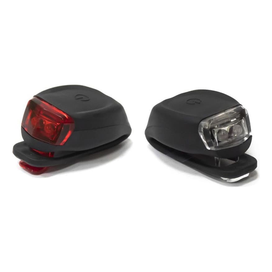 Par Sinalizadores Bike Absolute Pisca Led Diant/tras 2 Leds