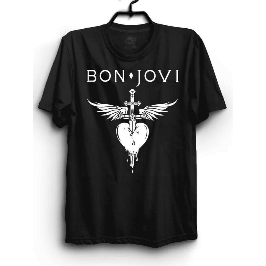 Camiseta Blusa Camisa Banda Rock Bon Jovi algodão 100% envio rápido