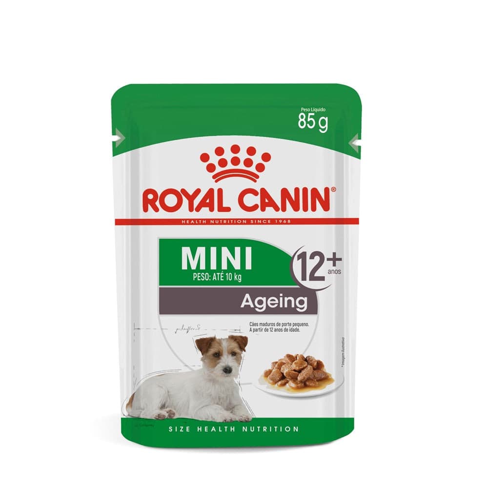 Ração úmida em sachê para cães porte mini Royal Canin Ageing idade 12+ 85g