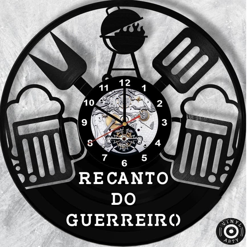 Relógio de Parede Relógio de parede Cantinho do Guerreiro - Real - cortado Relógios de parede 30cm D