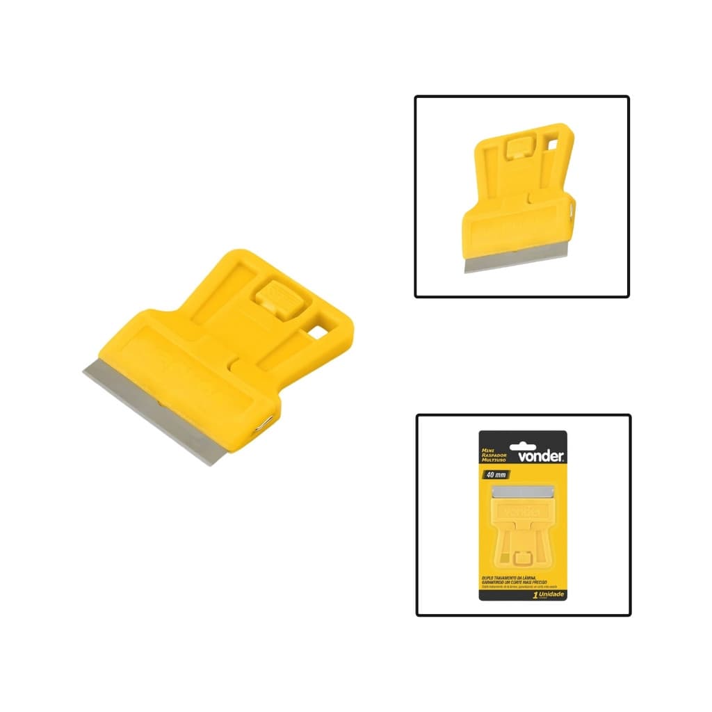 Mini Raspador Ratinho Multiuso 40mm Tintas Silicones Colas