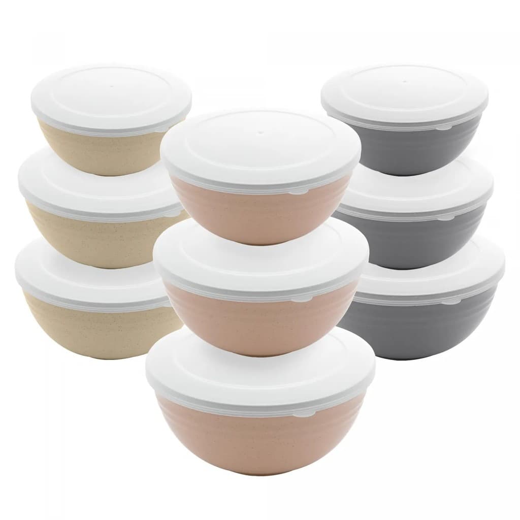 Conjunto 3 Bowls de Bambu e PP Lines Sortido - Lyor
