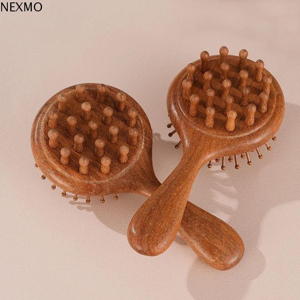 Escova De Cabelo Com Almofada De Ar NEXMO , Pente Natural De Massagem De Cabeça Dupla Face , Cabo Confortável