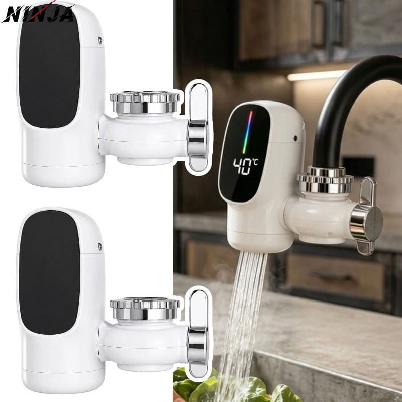 [Extreme] Torneira Aquecedora De Água Elétrica Instantânea De 3000 W-Misturador Quente E Frio Para Cozinha Banheiro-De 3
