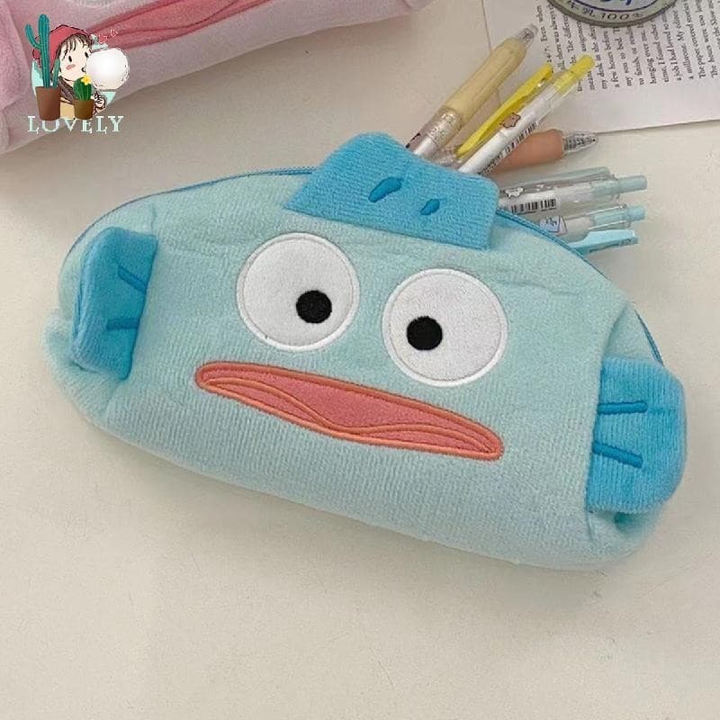 Saco De Lápis Palhaço Dos Desenhos Animados Engraçado Grande Capacidade Desktop Estudante Armazenamento Multifuncional P