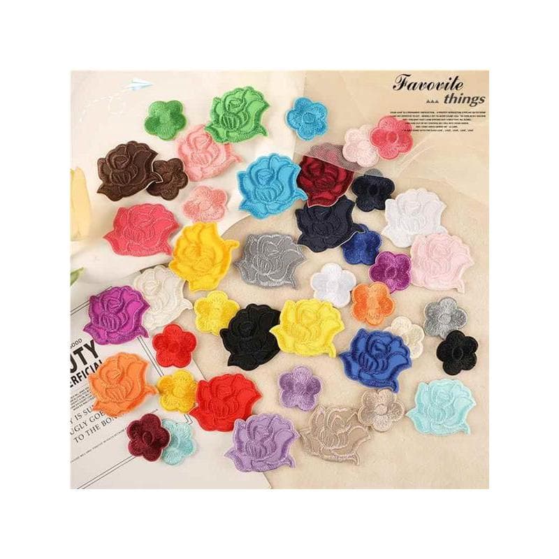 Acessórios de decoração de roupas Remendo de costura bordado Adesivo de pano para baixo Adesivo de remendo de jaqueta au
