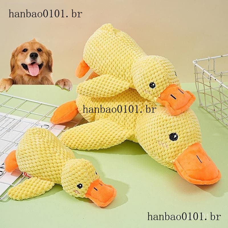 [serendipiahb]Brinquedo De Pelúcia Para Dormir De Desenho Animado Pato Fofo Brinquedos Duráveis Resistentes À Mordida