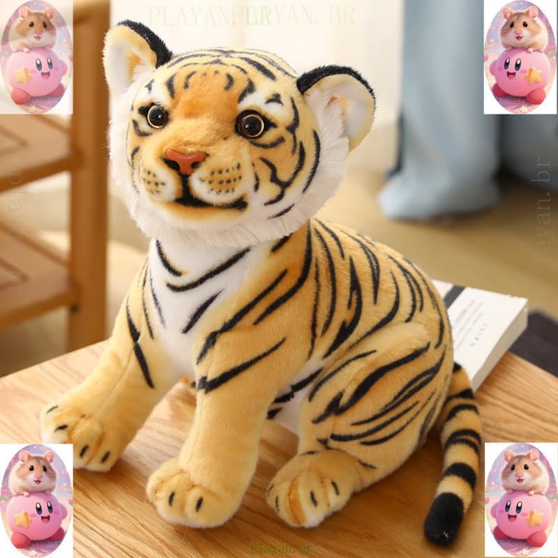 Brinquedos Infantis Boneco De Tigre De Pelúcia