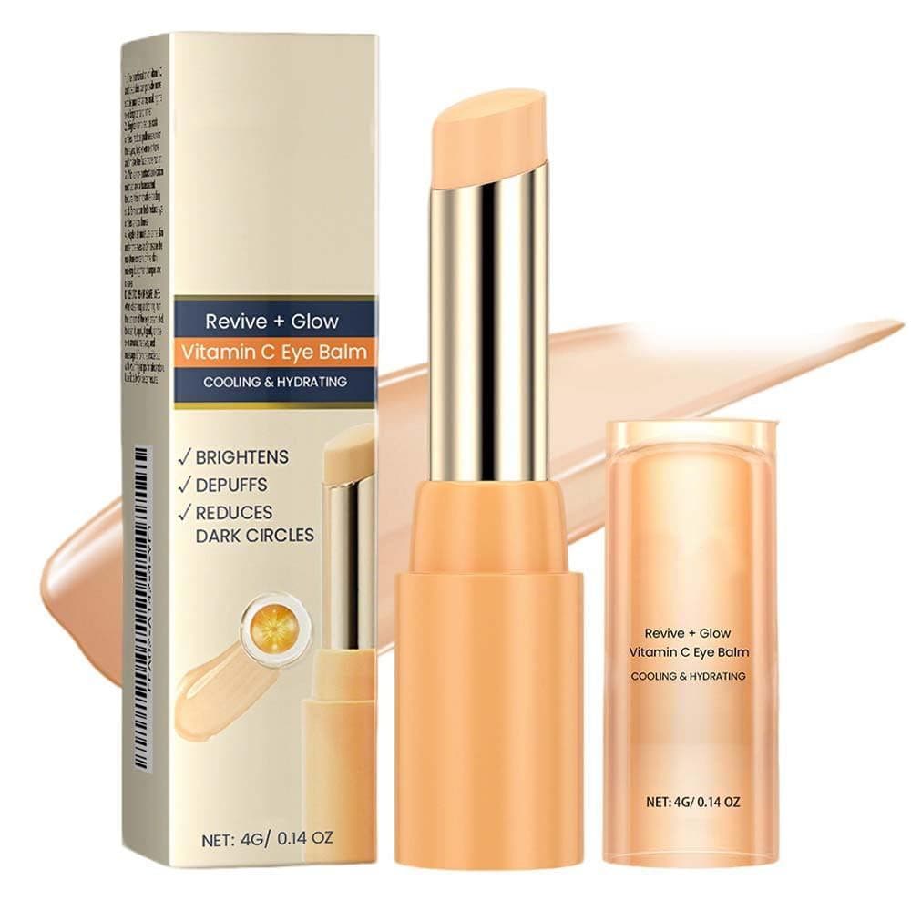 Creme para os Olhos com Vitamina C, Pode Iluminar o Tom da Pele e Reduzir o Inchaço, Versão Atualizada 2025, Creme para