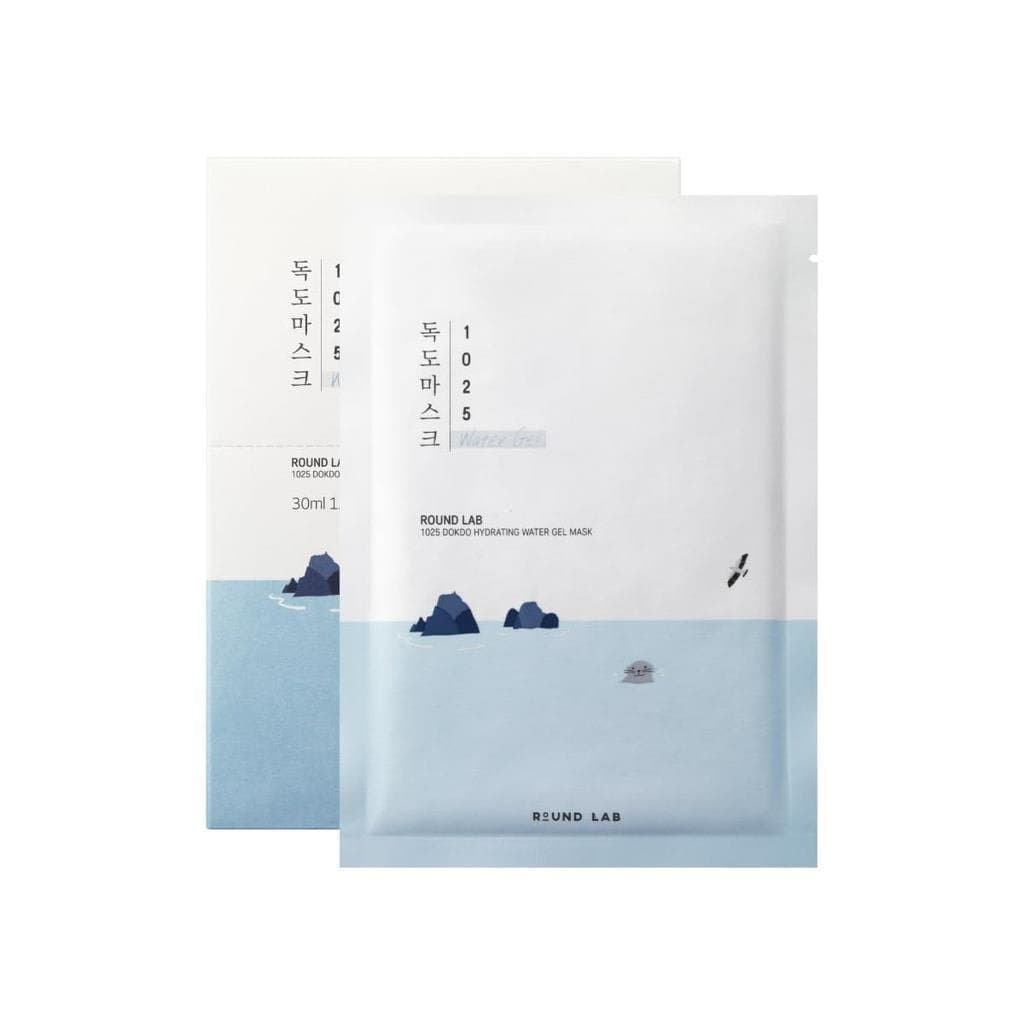 ROUNDLAB1025Máscara de Hidrogel(10unidades) | Hidratante, Refrescante, Rejuvenescedor, Fácil de Aplicar em Camadas, Sem