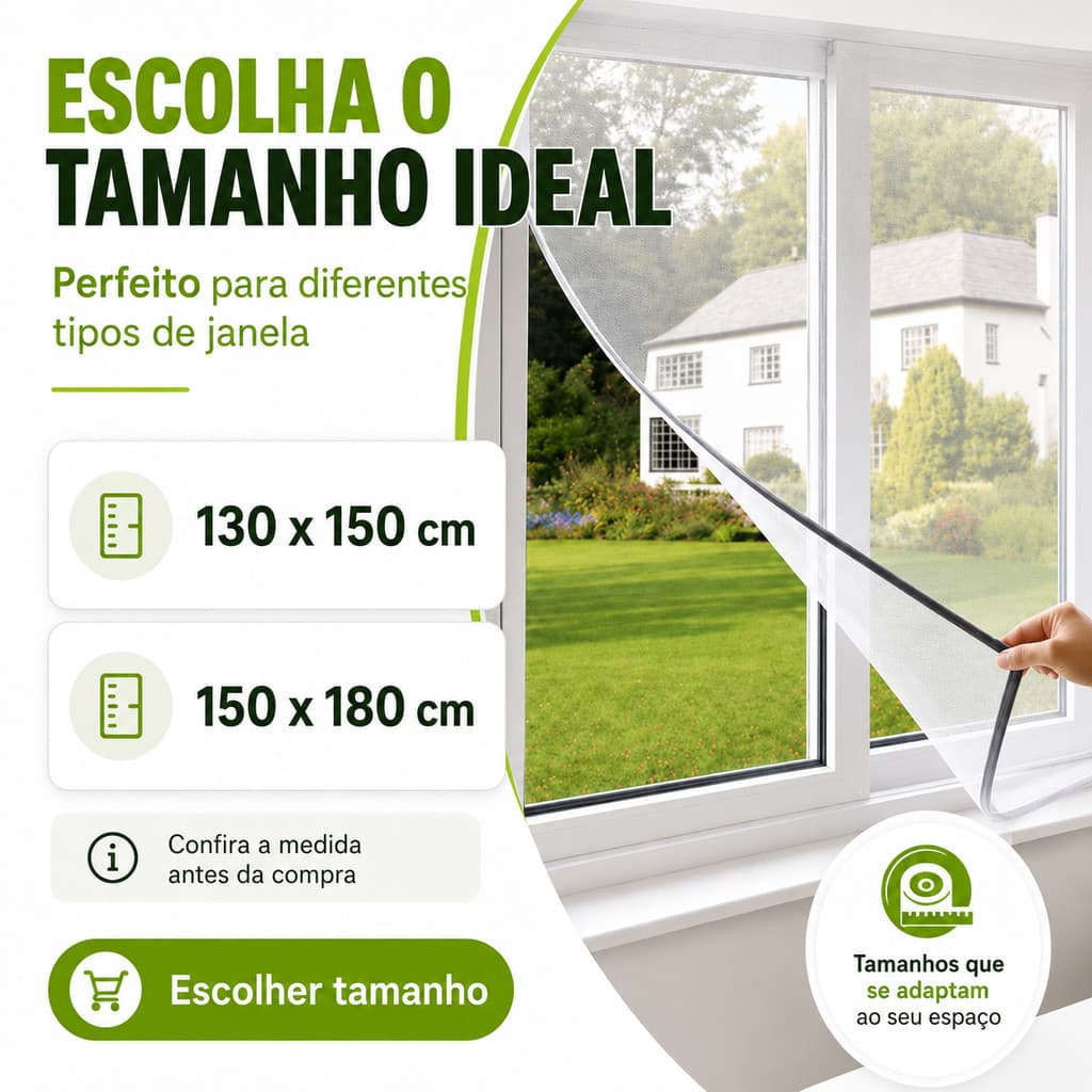 Tela Mosquiteira Janela Anti Mosquito Rede Contra Insetos Nylon DIY Proteção Residencial