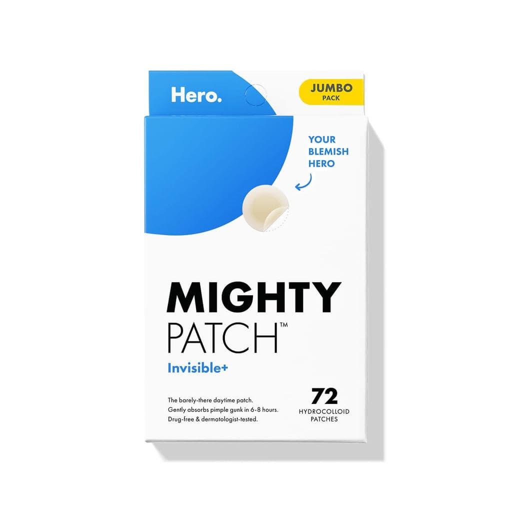 Patching Poderoso ™   Invisible+ Patch – O adesivo hidrocoloide diurno para acne e espinhas, quase imperceptível, para c