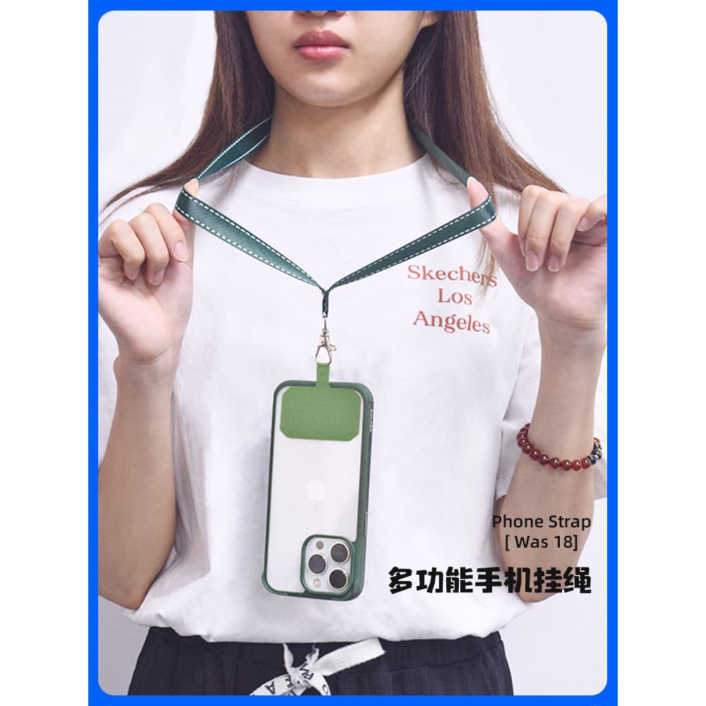 Cordão para celular pendurado no pescoço, corpo cruzado, pode voltar, capa de celular, corrente de corda, ferramenta úti