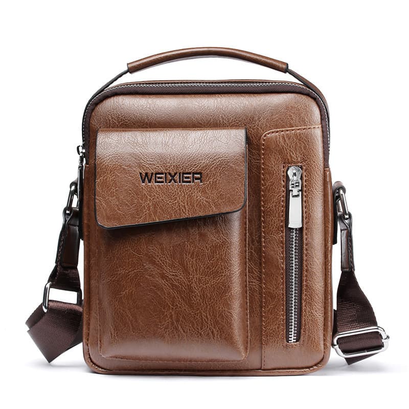 Sacos masculinos casuais sacos de ombro sacos do mensageiro sacos de couro genuíno pequenas bolsas de couro na moda saco