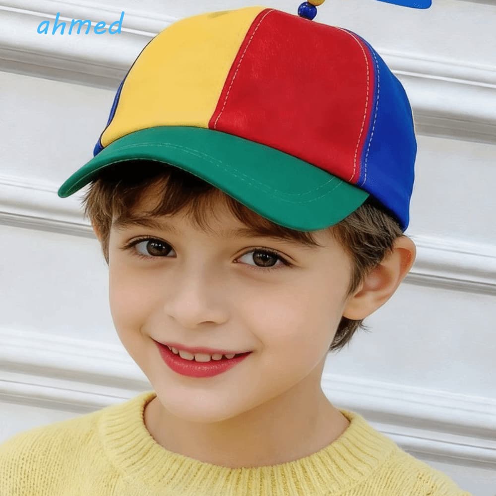 Boné De Beisebol Com Hélice AHMED , Libélula De Bambu Ajustável Bloco Colorido , Algodão