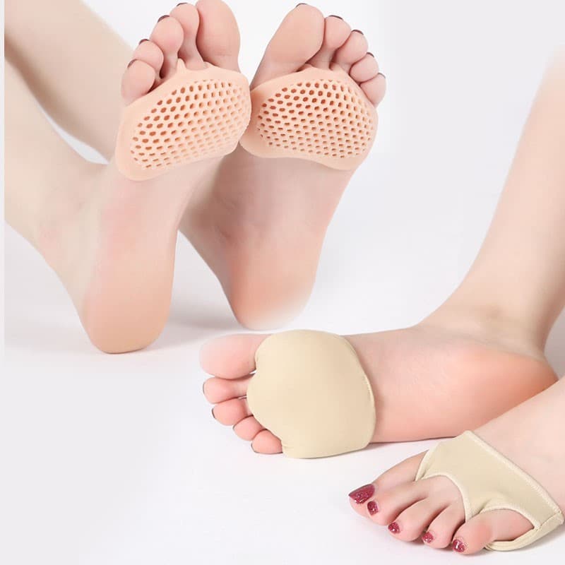 Almofada de meio tamanho de Silicone feminino salto alto antepé palmilha almofada antepé meia almofada masculina à prova