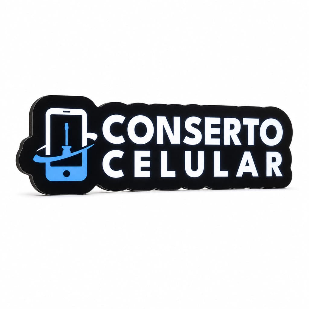 Letreiro Luminoso Conserto Celular - Assistência