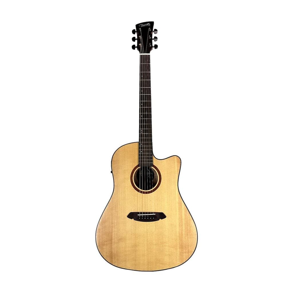 Violão Elétrico Abalone 41" - Natural - Tampo Sólido Em Spruce - Eq 3 Bandas - Fosco - Vfa1954n41