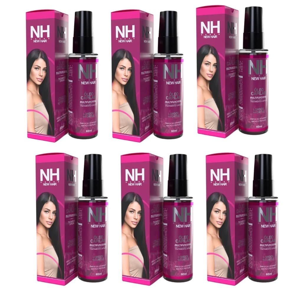 Kit 12 Óleo Capilar Cabelos Fortes Nutrir Umectar Finalizar