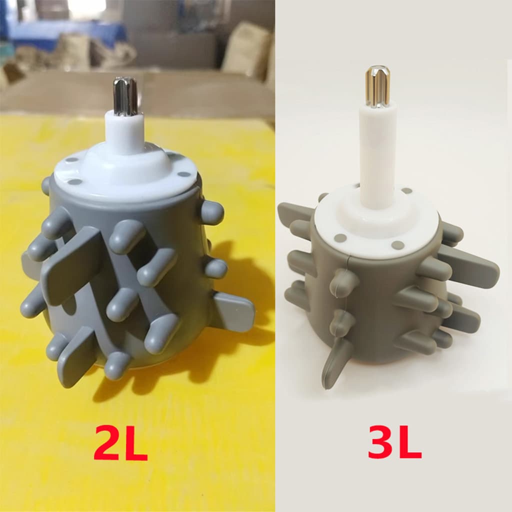 Descascador de alho totalmente automático de 2L/3L com acessórios de silicone, para descascar dentes de alho