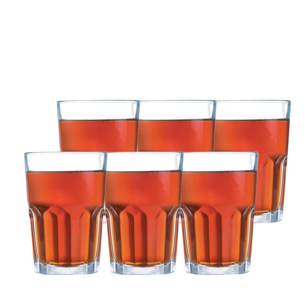 Jogo de Copo de Vidro Temperado Granity 6pcs, Copo Empilhável 7x Mais Resistente 350ml - Arcoroc