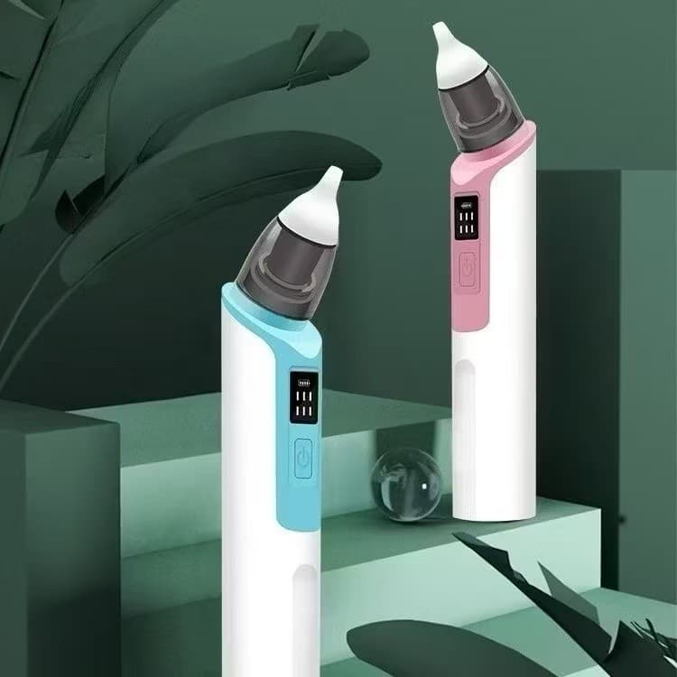 Aspirador Nasal Recarregável Para Bebês Silicone Ajustável Sucção Elétrica