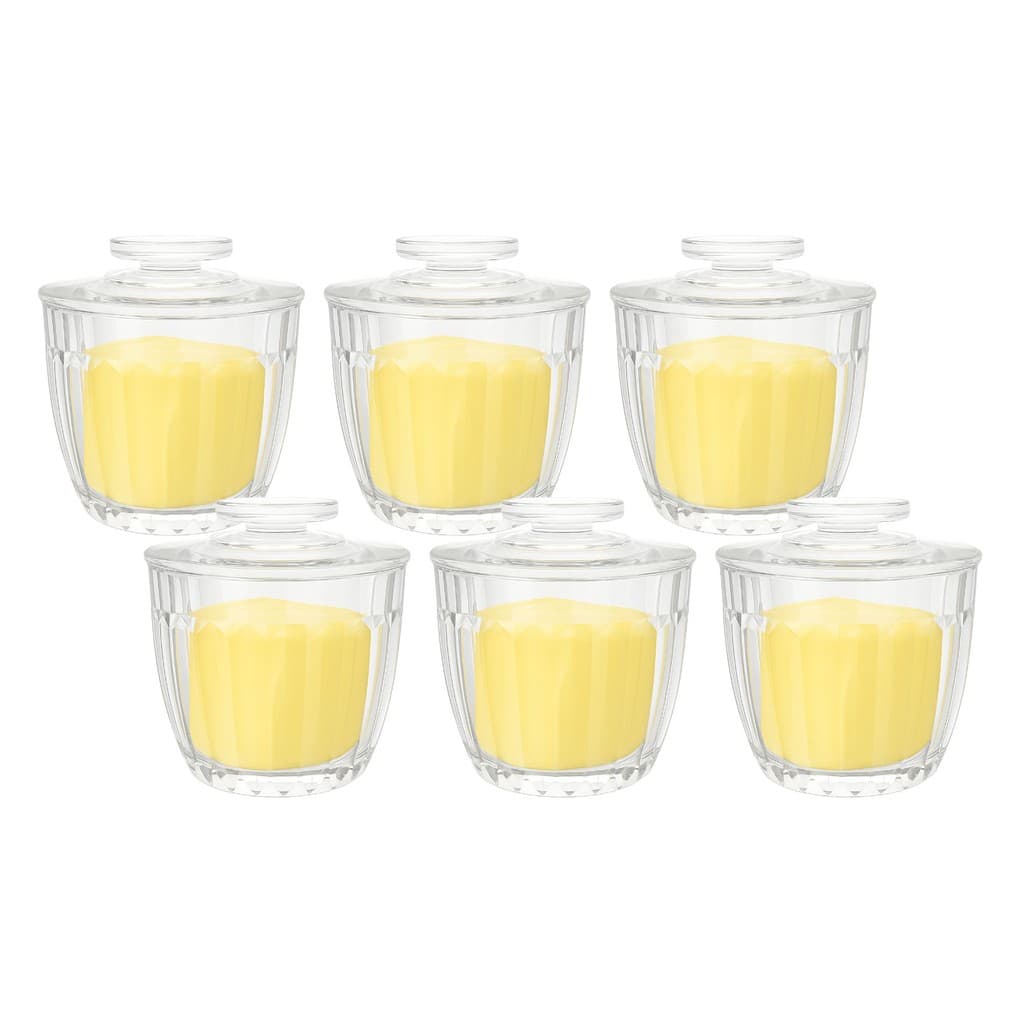Kit 6 Manteigueira Vidro Francesa Classic Design Clássico Sofisticado