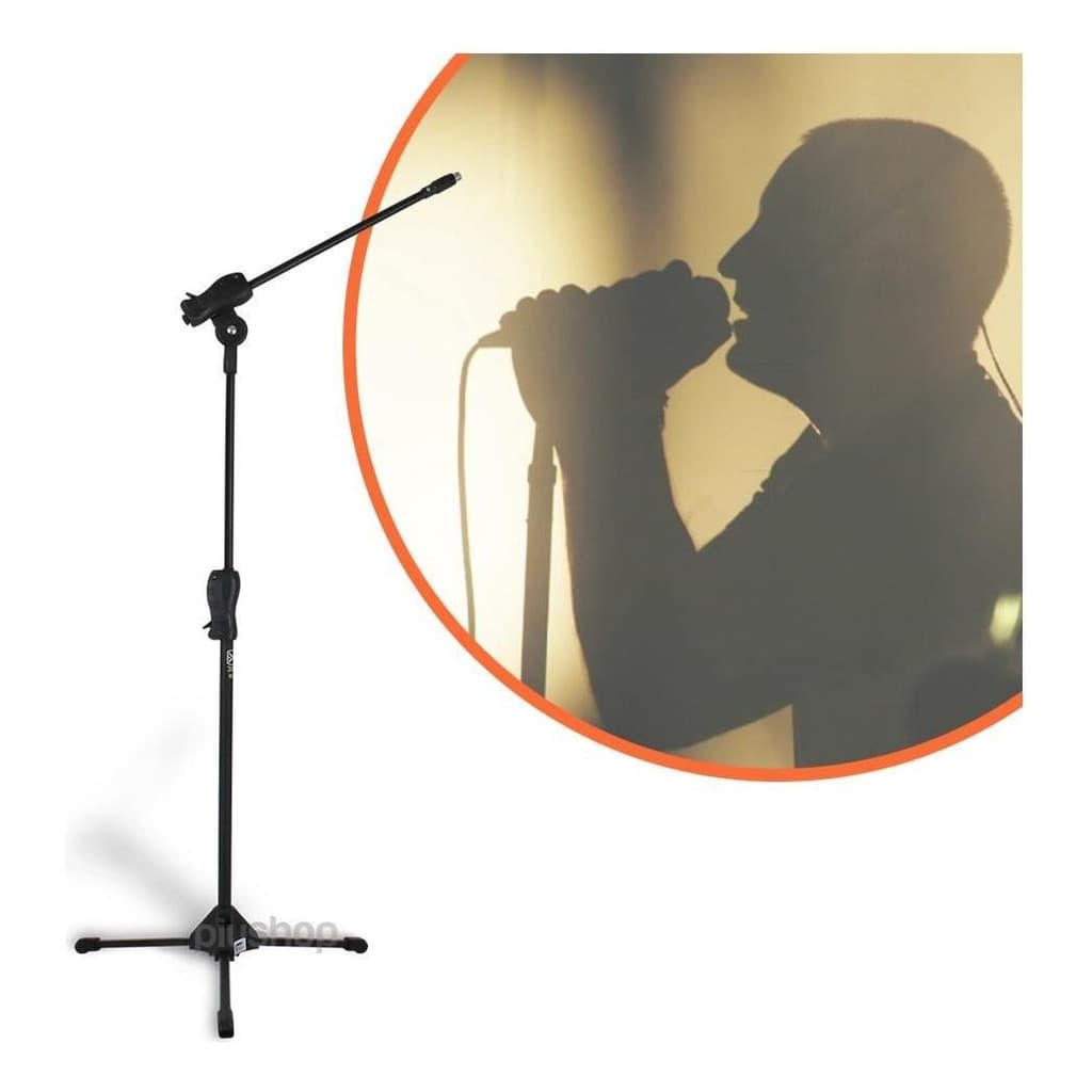 Pedestal Suporte Para Microfone Ibox Estante Girafa Oferta, Smmax