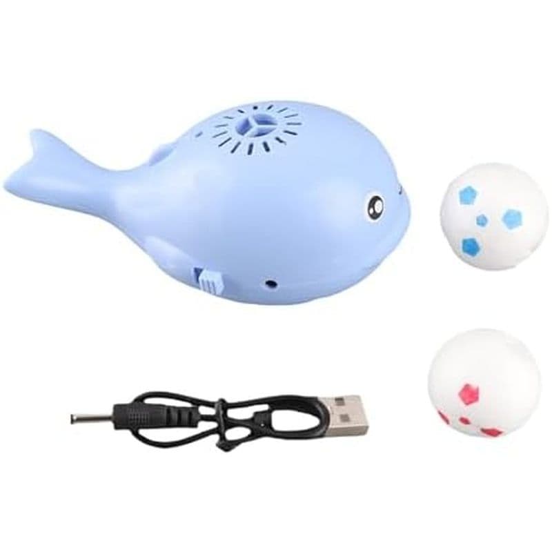 Baleia Elétrica Bola Flutuante Mini Ventilador Balanceamento Soprando Gadget Ideal Para Golfinho Dispositivo De