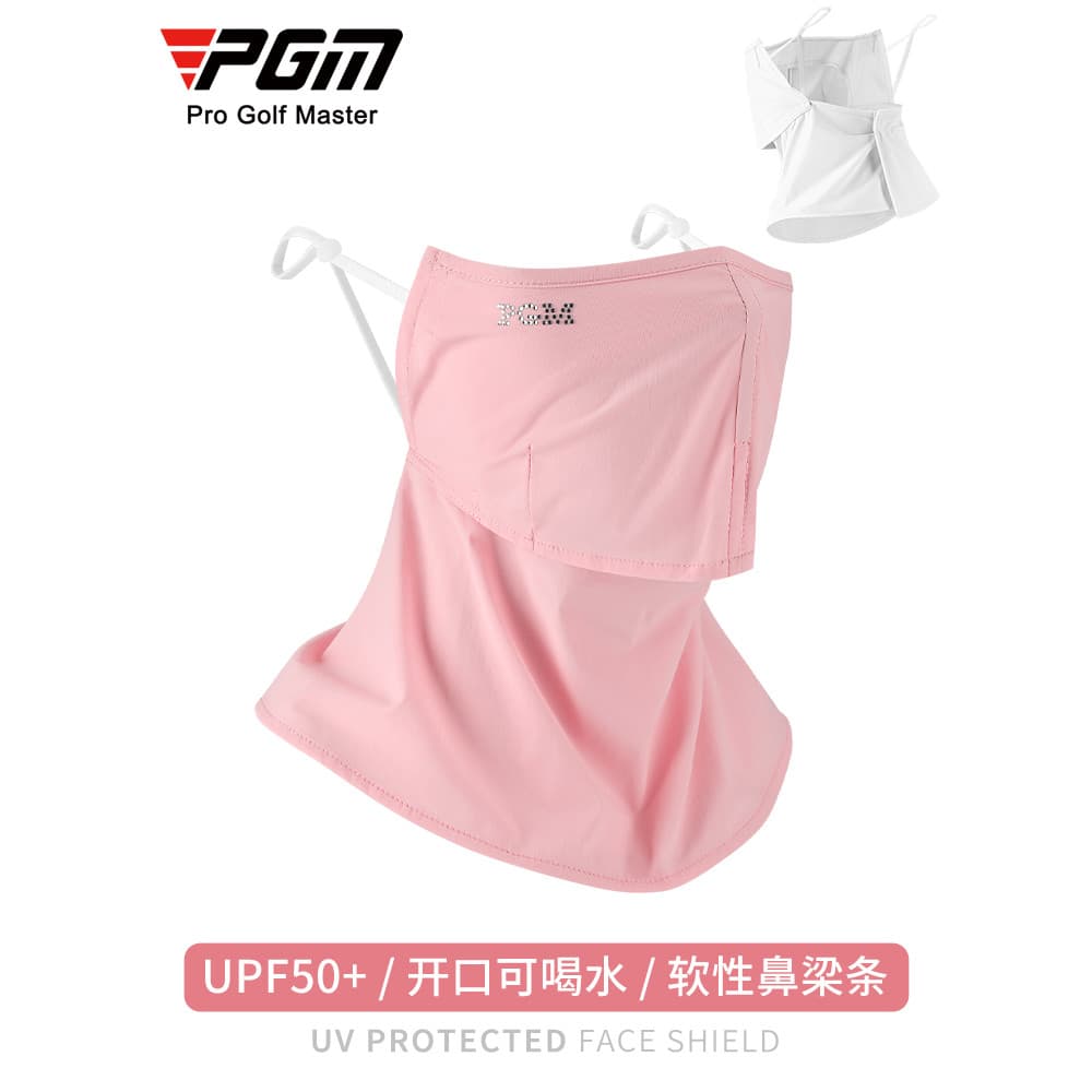 PGM Golf Protetor Solar Máscara Feminina Ao Ar Livre Sombrinha Máscara Esportes Babador Rosto Pescoço Proteção Máscara D