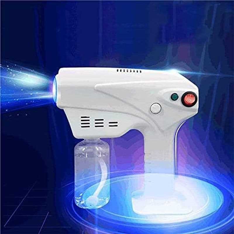 XSWL Portátil Nano Pistola De Vapor Cuidados Com O Cabelo Hidratação Pulverizador Quente Tingimento Azul Micro Névoa Máq