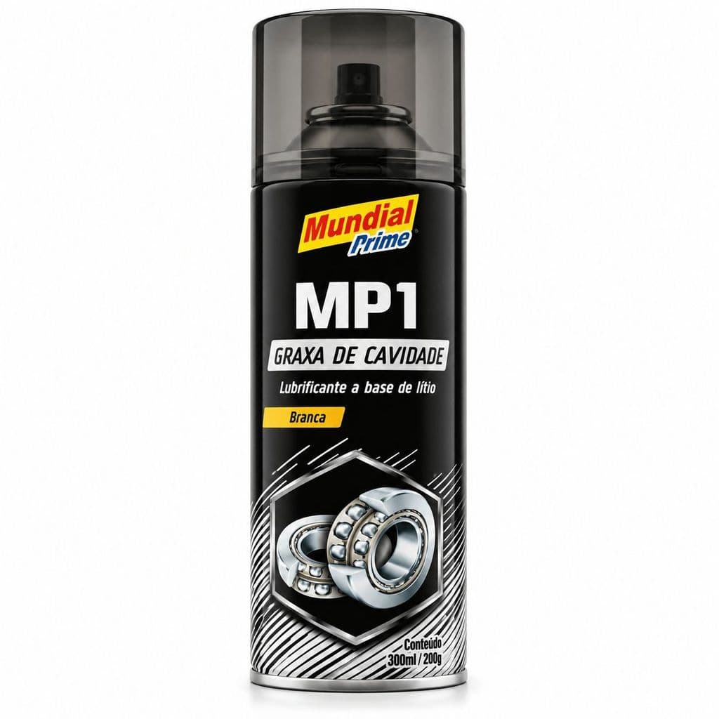 Graxa Branca de Cavidade Spray 300ml Proteção Anticorrosiva