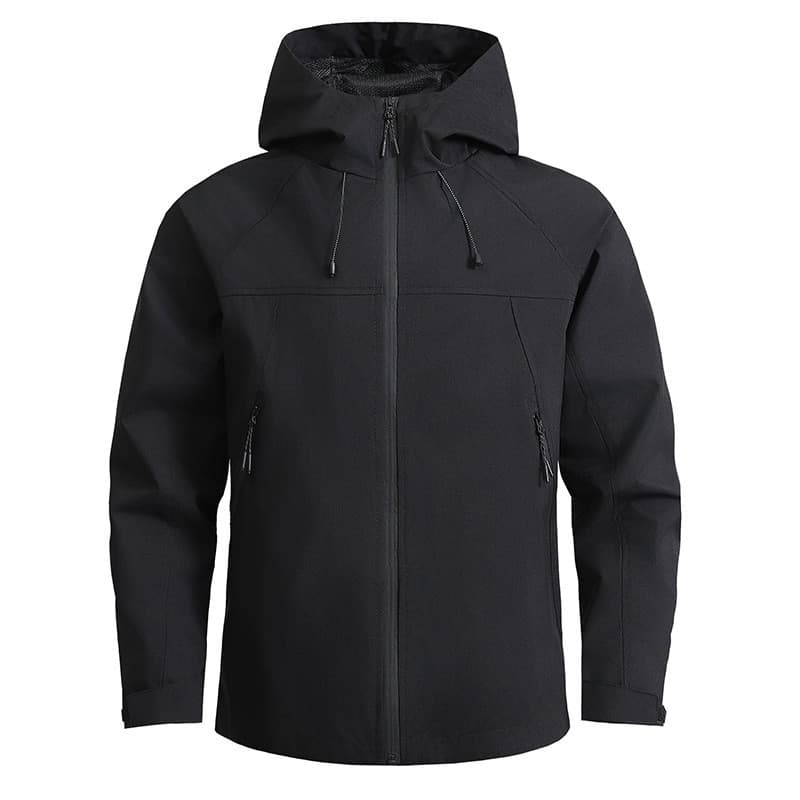 Jaqueta ao ar livre das mulheres dos homens Workwear única camada fina à prova dwaterproof água jaqueta caminhadas cicli