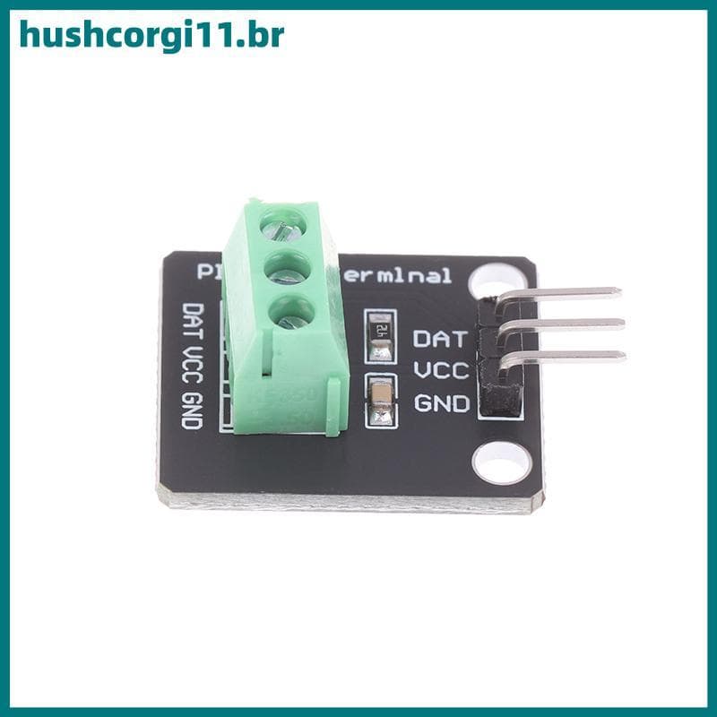 Sensor De Temperatura À Prova D'água HUSH DS18B20 Com Sonda Inoxidável Para Arduino BR