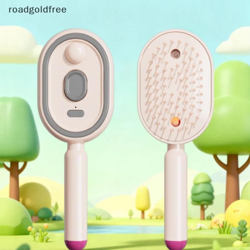 Escova De Cabelo Elétrica 2 Em 1 Hidratante Água er Pente Anti-Frizz Leve Para Estilo De Viagem