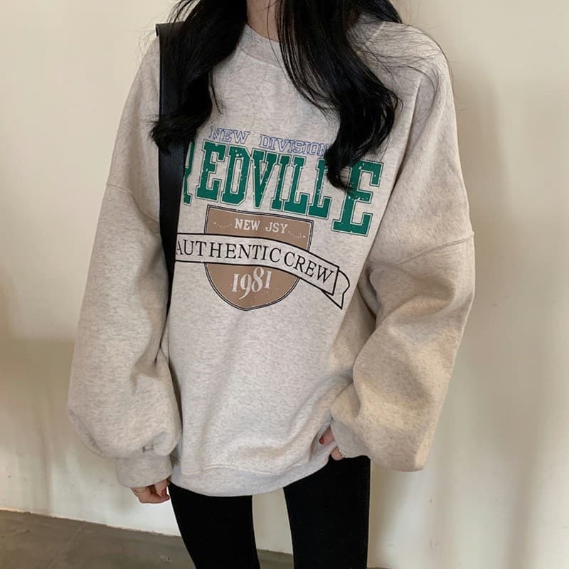 Ins Super quente moletom feminino primavera outono oversize jaqueta fina na moda All-Match estilo preguiçoso bf versão c