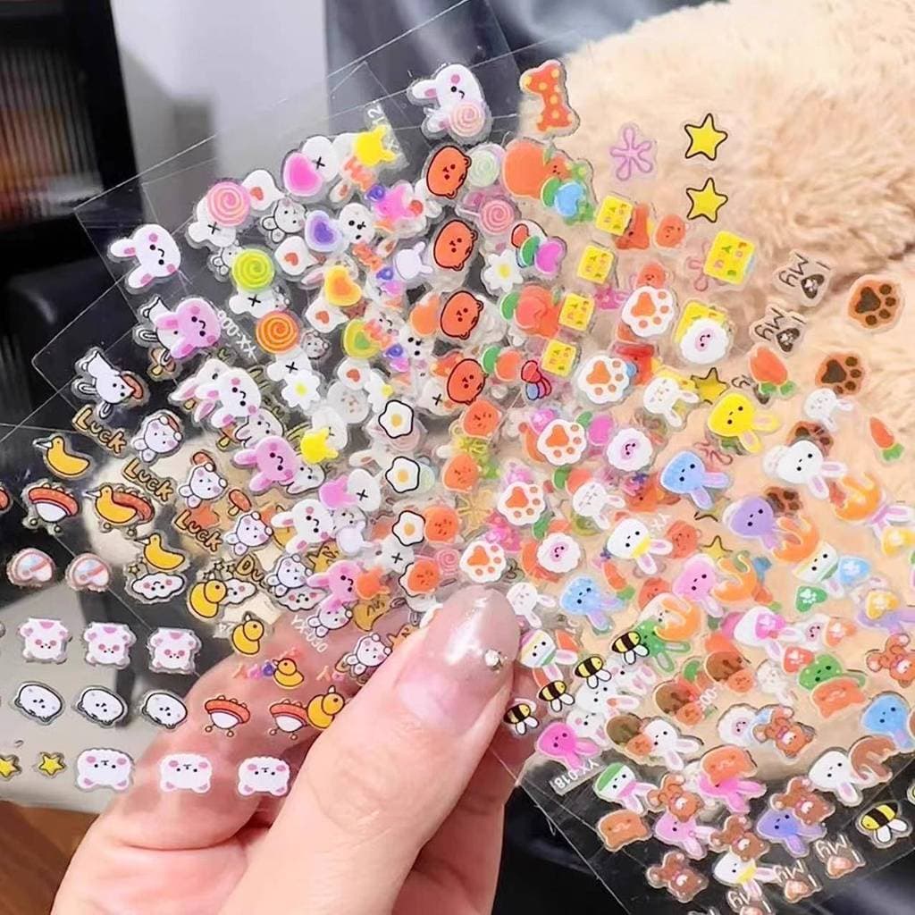 Crianças dos desenhos animados adesivos de unhas princesa bebê à prova dwaterproof água manicure decalques brinquedos da