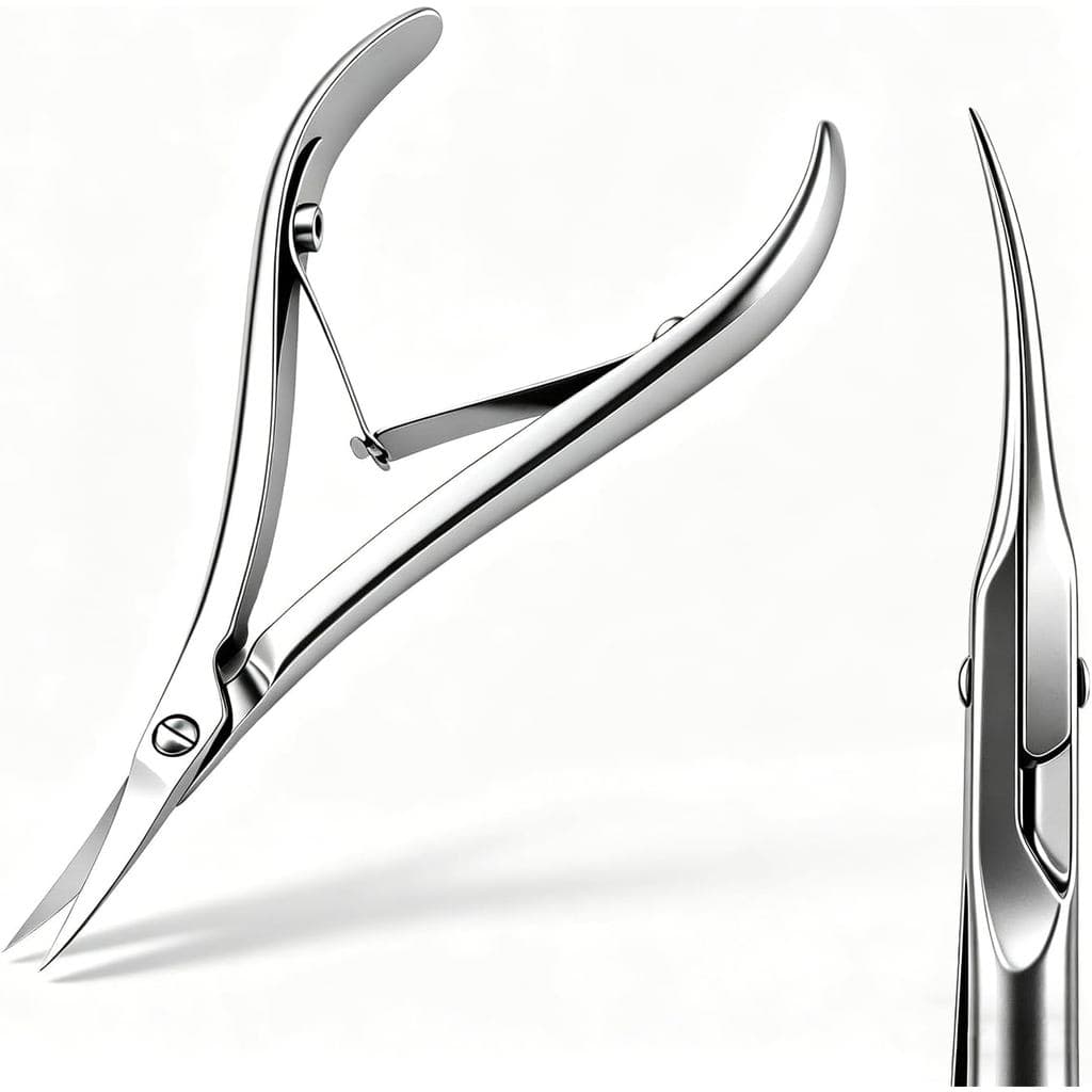 Alicate Profissional para Cutículas - Cortador de Cutículas Ultra Afiado em Aço Inoxidável, Ferramenta de Precisão para