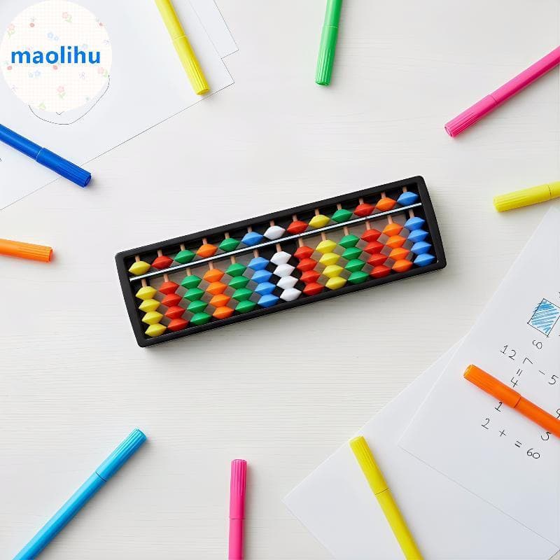 Maolihu 13 Dígitos Coluna Ábaco Ferramenta De Contagem Aritmética Soroban Para Estudantes Matemática Aprendizagem Educaç
