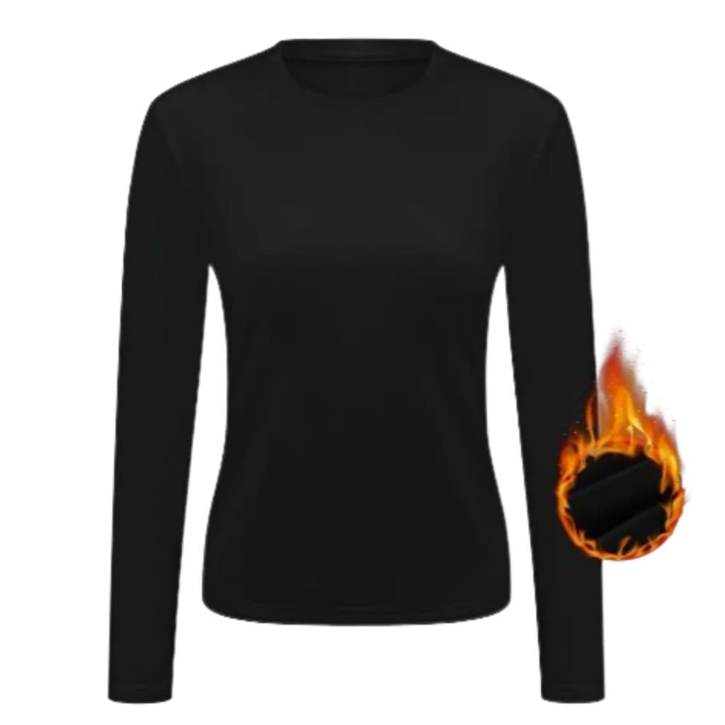 Camiseta Frio Térmica Peluciada Uv50+ Feminina