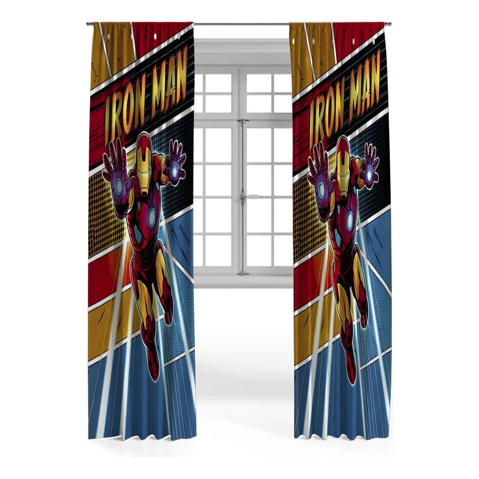Cortina Homem De Ferro De Infantil 2,80 X 1,20temas Meninos