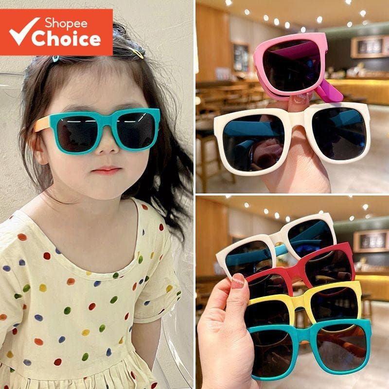 Lente TAC Oval Dobrável Da Proteção UV400 Dos Óculos De Sol Das Crianças Para Meninos Meninas Ao Ar Livre